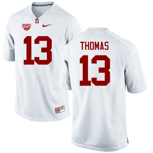 Men Stanford Cardinal #13 Taijuan Thomas College Football Jerseys Sale-White